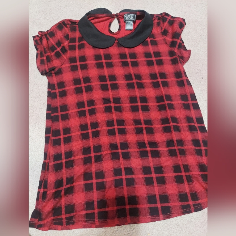 Hot Topic Plaid Collar Shirt